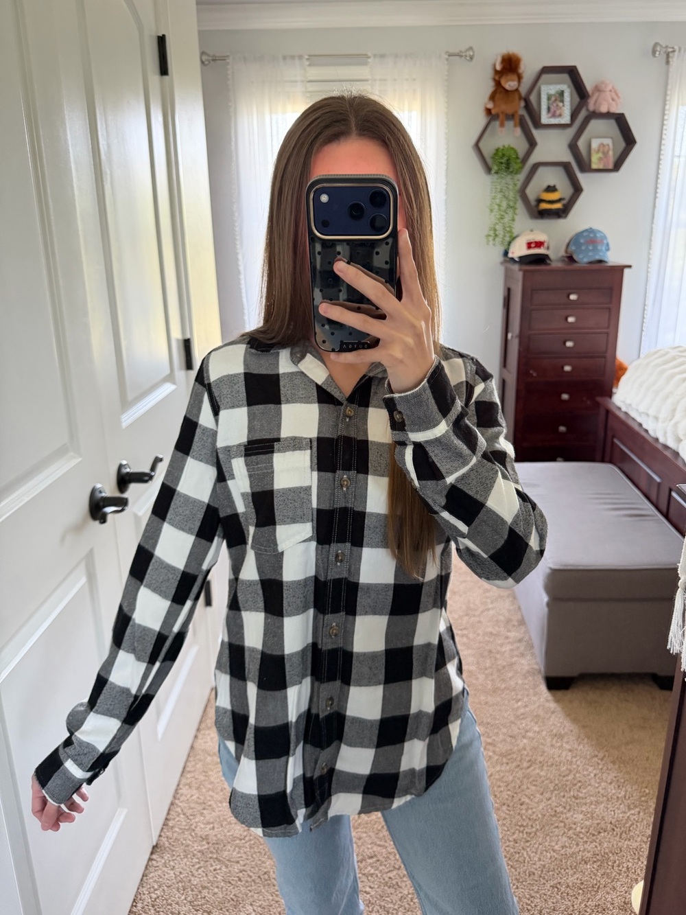 Abercrombie B&W Flannel
